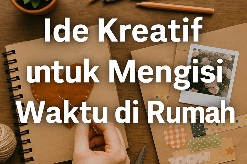 Ide Kreatif untuk Mengisi Waktu di Rumah