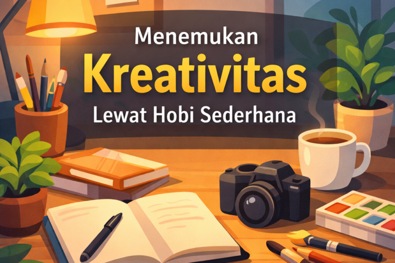 Menemukan Kreativitas Lewat Hobi Sederhana Sehari Hari